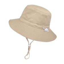 Women Wide Brimmed Sun Hat,Summer Foldable Beach Bucket Hat with One Size Khaki