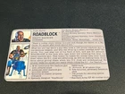 gi joe lot File Card 1992 Roadblock Recalled Great Condition Rare!