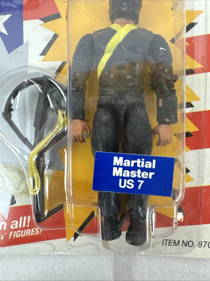 Vintage Martial Master US 7 Action Figure Remco US Forces Defenders of Peace NIB - Image 4 of 4
