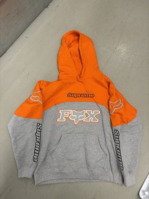 Supreme Fox パーカー オレンジ/グレー Supreme Fox Racing Hoodie Size Medium | eBay