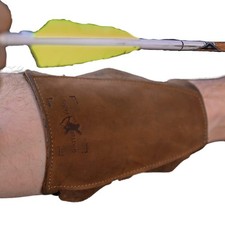 Ultimate Shatterproof Leather Arm Guard  USA Made  Adult Archery Arm Guard ...
