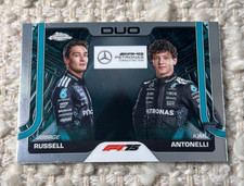 2025 Topps Chrome Formula 1 F1 #167 Mercedes Duo George Russell Kimi Antonelli
