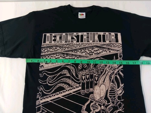Camiseta DEKON'TRUKT'OR: Russian Stoner/Doom Metal Band Talla Mediana - Imagen 4 de 9