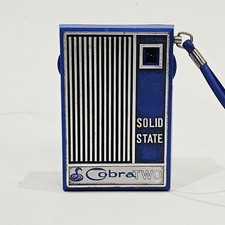 Vintage Cobra TWO Solid State Pocket Transistor Radio Tested  Working