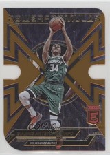 2022 Donruss Elite Power Formulas Orange Die-Cut Giannis Antetokounmpo #14 18t1