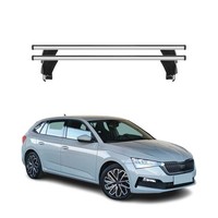 Menabo DachträGer GrundtäGer FüR Skoda Scala 2019-2026 50Kg Alu Silber 2 Tlg