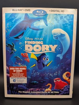 Finding Dory (Blu-ray/DVD Combo, 2016) Disney Pixar Slipcover 