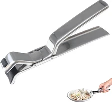 Stainless Steel Hot Plate Gripper Clips - Anti-Scald Multi-Purpose Tongs for Mic