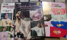 Lot Of 3 Fashion Crafting Magazines Decorating Clothes Needlework Cross Stitch