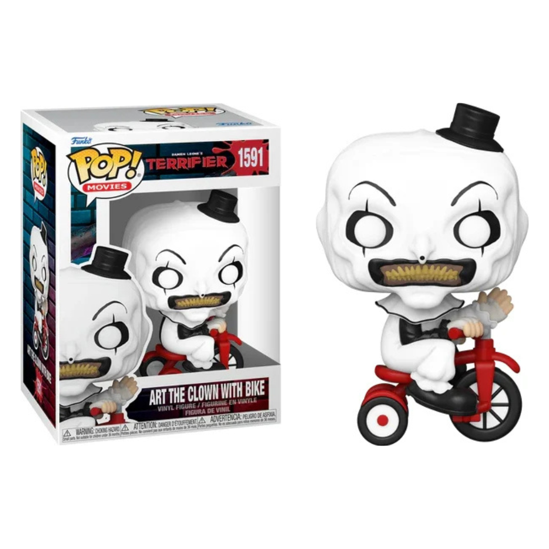 Funko POP Art The Clown & Bike #1591 - Terrifier - Figurine Vinyle