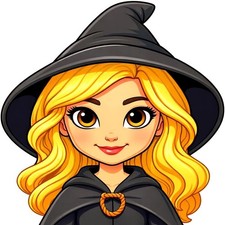 30 Custom Modern Cute Witch Personalized Address Labels