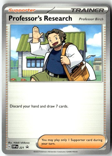 Professor's Research 221 Promo Scarlet & Violet Promo Pokemon Near Mint