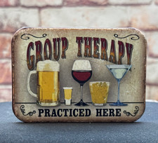 Group Therapy Alcohol Magnet - New Larger Size - Proudly Made in the USA