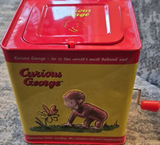 Schylling Curious George Jack-in-the-Box Toy 2022 Ages 3-5 Years Age Level 3-4