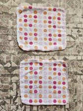 NWOT 5 Pack Spasilk Baby Terry Cloth Washcloths Spots and Stripes