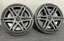 JL Audio MX770-CCX-SG-TB 7.7" 2-Way Marine Coaxial Speakers Sport Grilles Pair