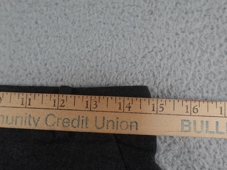 Pantalones de Lana para Mujer 6 Gris Vestido Pantalón Negocios Trabajo Carrera Sueltos Pierna Ancha Foto 3 de 4