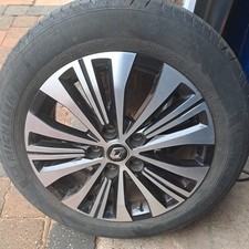 RENAULT ZOE ALLOY WHEEL BLACK DIAMOND CUT & TYRE 195/55/16 2019-2024 403003206R