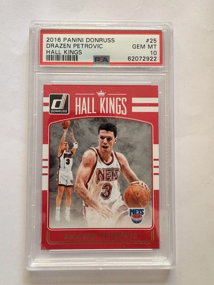 2016-17 Panini Donruss - Hall Kings Drazen Petrovic Psa 10 - POP 1 - Bild 1 von 1