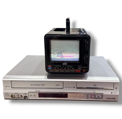 Sansui VRDVD4005 VHS DVD Recorder Combo VCR Player Tested Working