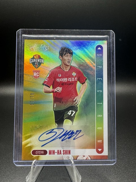 2025 Panini Absolute K League Min-Ha Shin Spectrum Auto 1/10 First PrinteBay 1/1