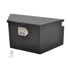 26x13.3x12 Aluminum Trailer Tongue Tool Box Pickup Truck Bed Toolbox Storage 26x13.3x12 Aluminum Trailer Tongue Tool Box Pickup Truck Bed Toolbox Storage