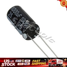 5pcs 1000uF 25V Electrolytic Capacitors Lot CD110