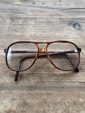 Vintage Marchon Aviator Eyeglasses Frames Only Tortoise Japan 1980 s