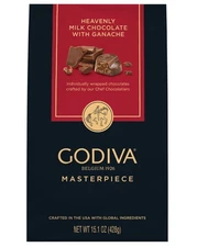 GODIVA Heavenly Milk Chocolate with Ganache - Masterpiece - 15.1 oz (Pack 1)