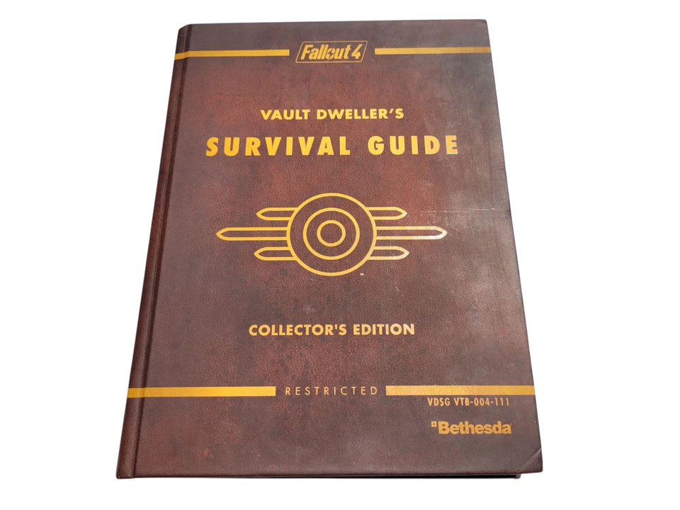 Fallout 4 выживания руководство в твердом переплете книга + Sony Playstation 4 PS4 видео игры 2015 - Изображение 2 из 4