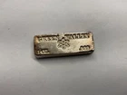 green valley 1oz silver poured bar vintage