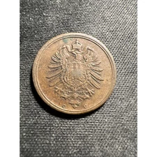 1874 C Germany 1 Pfennig Z1498