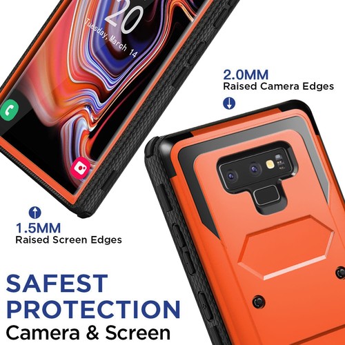 Für Samsung Galaxy Note 9 Stoßfeste Hülle Robust Cover / Privacy Hartglas - Bild 21 von 54