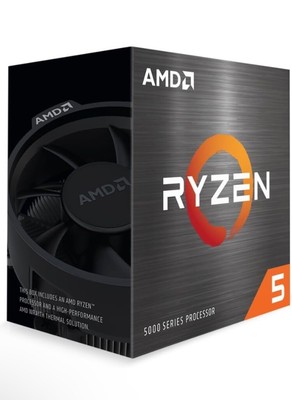 AMD Ryzen 5 5500 6-Core, 12-Thread Unlocked Desktop Processor with WraithStealth
