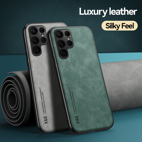 Magnetic Leather Slim Case For Samsung S24 S23 Ultra Plus S22 S21 FE S20 Note 20 - Picture 5 of 25