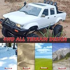 WPL C64-1 RC Truck 1/16 4WD Rock Crawler RTF Car Proportional Throttle for Adult
