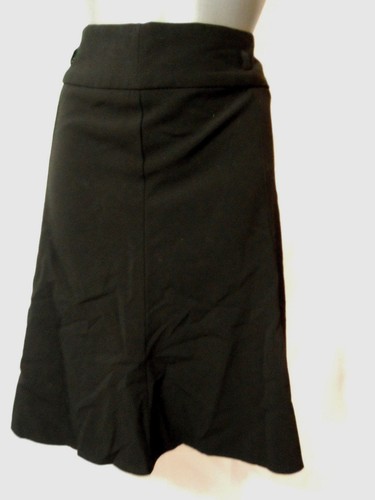 STAR CITY TULIP Skirt Jr. 7 Black a-line circle W 31" Professional Midi Basic - Picture 2 of 5