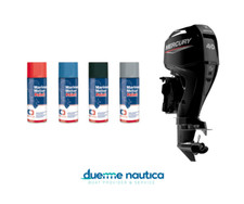 VERNICE SPRAY BOMBOLETTA NERO PER MOTORE FUORIBORDO MERCURY MARINER 400ml