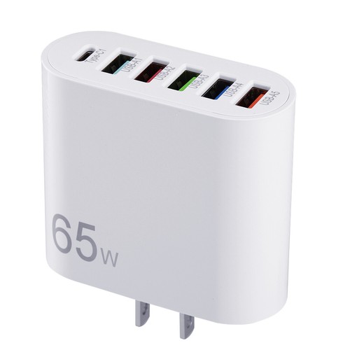 65W 5 USB Type C Fast Wall Charger PD QC3.0 Adapter Fast Charge Cable Universal - Picture 22 of 30
