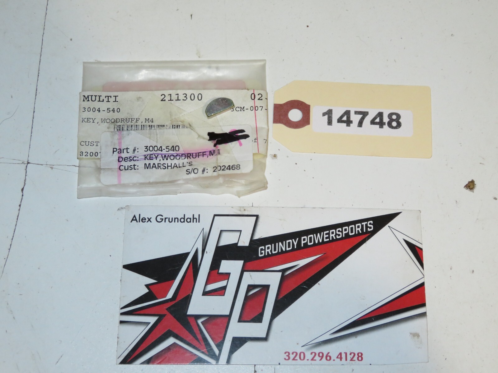 Arctic Cat OEM Woodruff Key – Qty 1 – 3004-540 / 3002-018