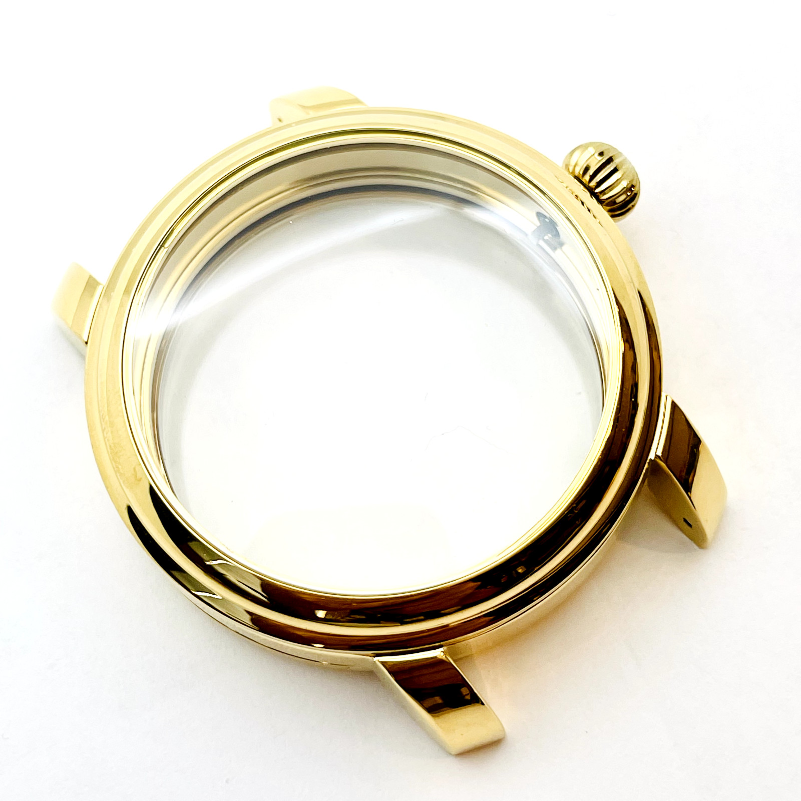 R3 - *(1)* WOW Size 16S WRISTWATCH Wrist Pocket Watch Display Case - Gold Plated