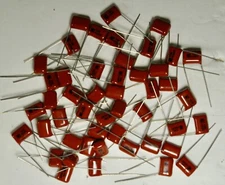 0.1uf 100V 10% MPF Metallized Polypropylene Film Capacitor Quantity 50 pcs