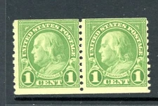 US Scott # 597 - MH-NG - Pair of Stamps