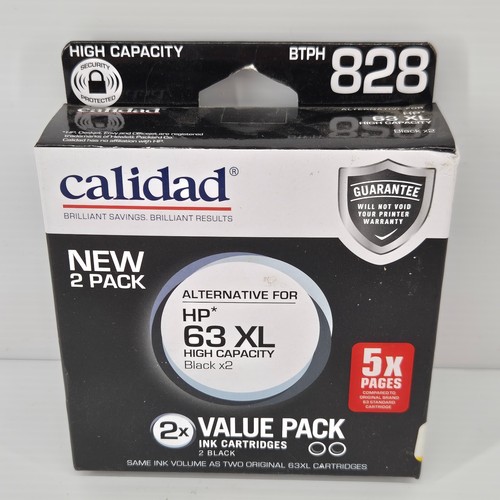 Ink Cartridge HP 63 XL Compatible Calidad BTPH 828 High Capacity Black & Colours