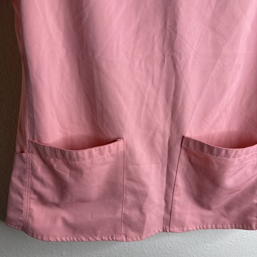 Carhartt Force Scrub Top Womens S Pink Ripstop V-neck Utility Nurse Medical - Picture 6 of 12