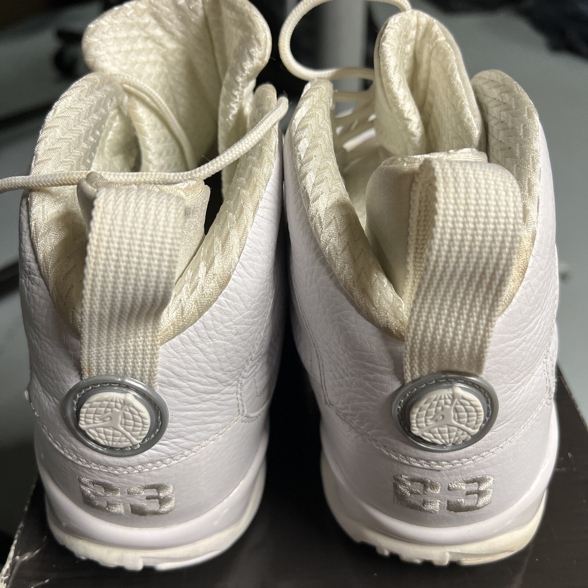 Air Jordan 9 Anniversary Sneakers Mens Size 10.5 White Lot 302370-104 Jordan 9 Retro Silver Anniversary - 302370-104 Raffles  main image 3