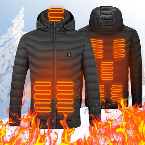 Women Heated Jacket w/ 20000mAh Battery Pack Winter Outdoor Heating Coat for Men - Picture 2 of 67