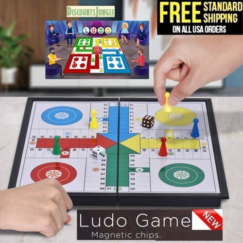 Jogo De Ludo Estojo 4 Dados E Pinos Oficiais Leque E Coroa