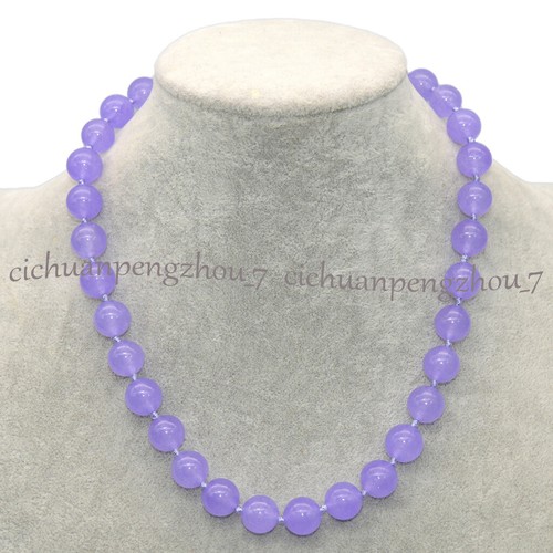 Natural 6/8/10/12/14mm Round Multicolor Gemstone Beaded Jewelry Necklace 18'' - Picture 178 of 221
