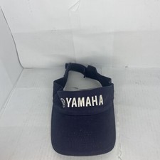 Yamaha Blue Outboards Embroidered Logo Adjustable Visor Hat Cap
